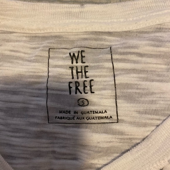 Free people FP cut out white top - Picture 2 of 2